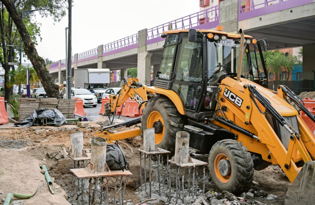 Mundial 2026 exhibe retrasos en obras clave de movilidad en la CDMX (Foto: Santiago Cadena)