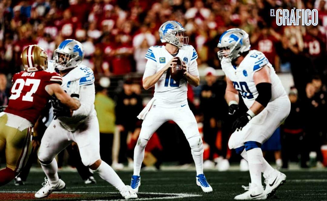 Jared Goff, mariscal de los Leones de Detroit