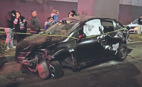 Fuerte accidente en Álvaro Obregón dejó a chavito muerto y a su familia sufriendo