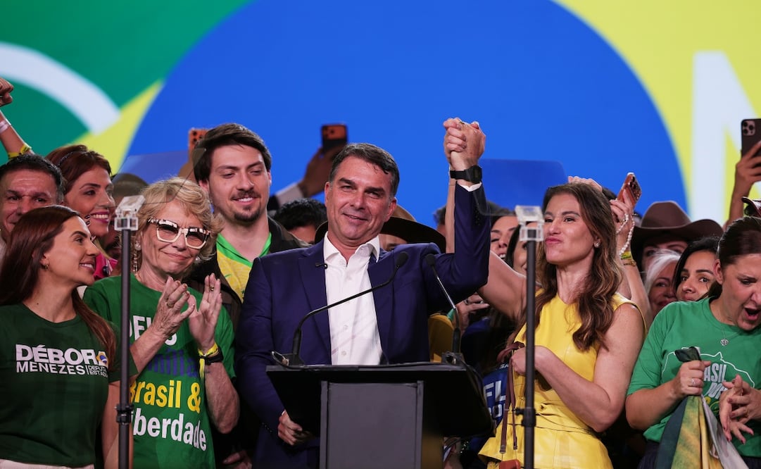 Flavio Bolsonaro es nombrado oficialmente candidato a la presidencia de Brasil. Foto: AP