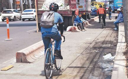 Ciclovía La Gran Tenochtitlán: Reportan daños e invasión de autos antes de su inauguración