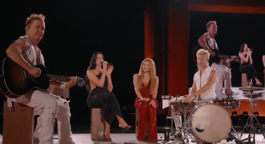 Shakira y Dua Lipa hacen historia en Madrid al cantar juntas “Antología”