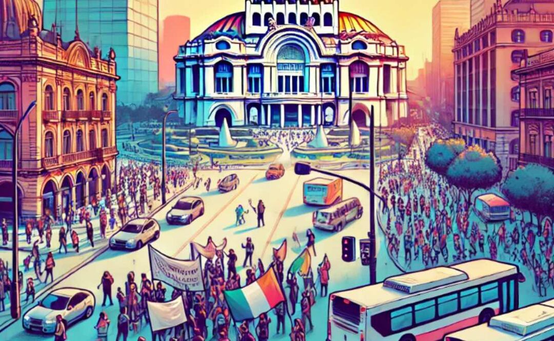 Tráfico en CDMX: Protestas y eventos que impactarán la movilidad HOY 14 de enero