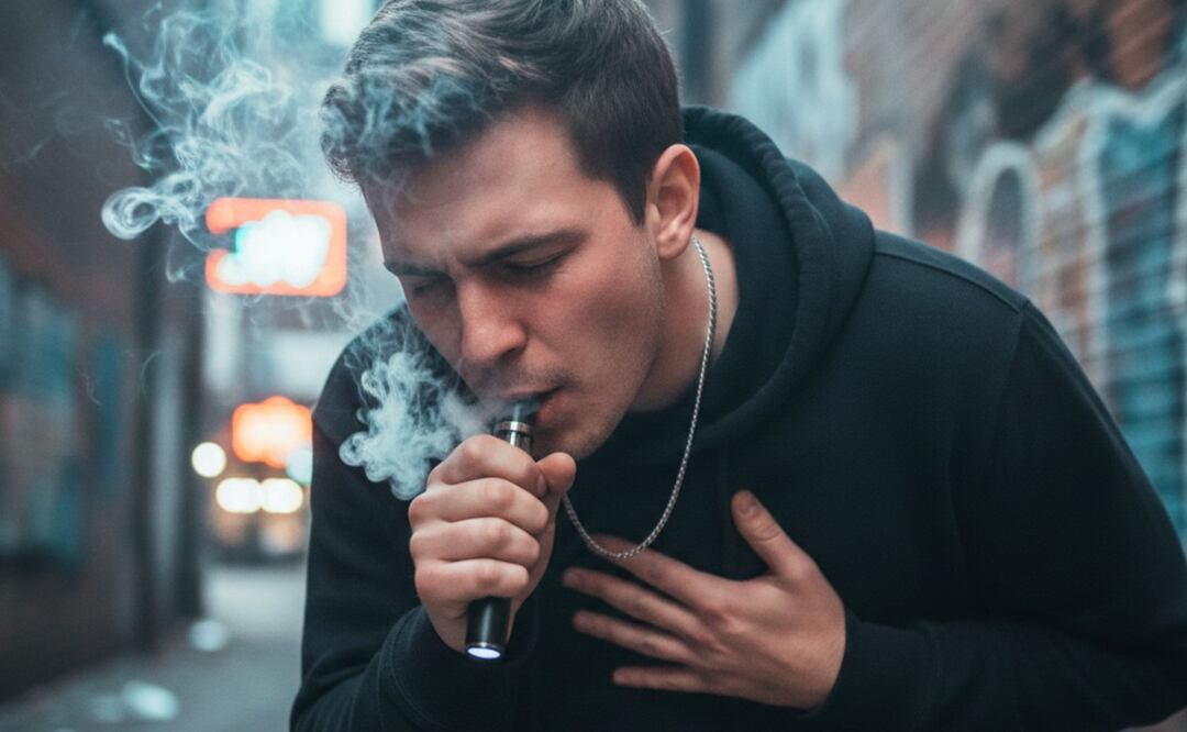 Imagen ilustrativa: IA (Chavito de 14 años pierde parte de su pulmón por fumar 4 vapeadores a la semana)