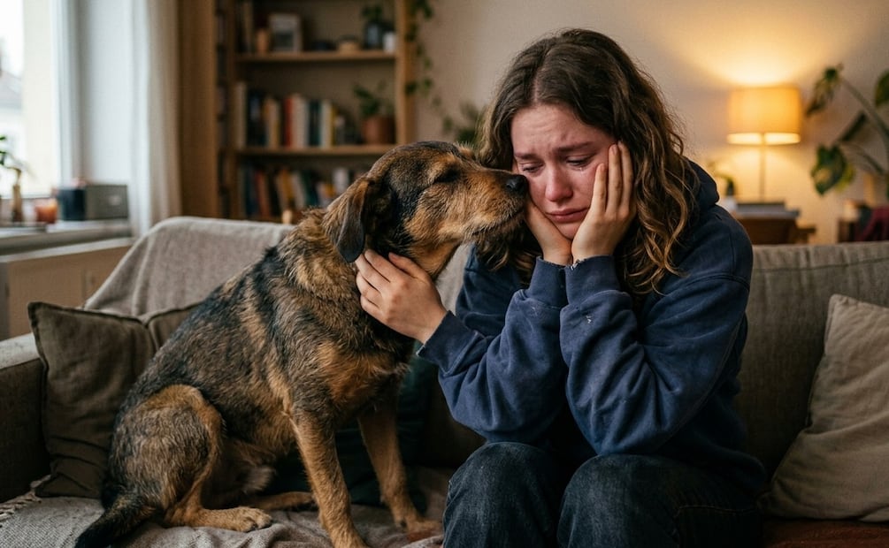 ¿Los perros pueden sentir cuando estamos tristes? Esto dice la ciencia
Imagen: ia
