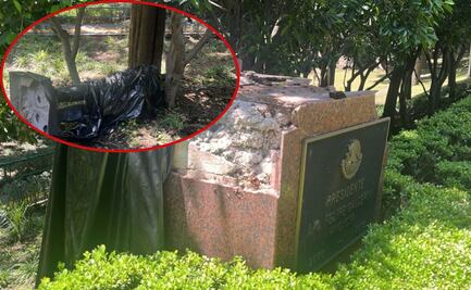 ¿Mandaron a tirar la estatua de Felipe Calderón en Los Pinos?