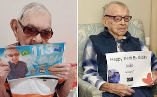El brasileño João Marinho Neto cumple 114 años y obtiene el récord Guinness del hombre de mayor edad
