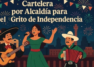 Cartelera de conciertos en las 16 alcaldías de la CDMX para el Grito de Independencia 2025