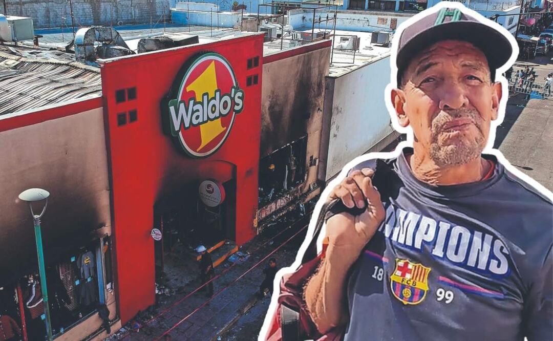 Le dijeron ladrón a un hombre que rescató a otro en el incendio del Waldos de Hermosillo. Foto: (Cuartoscuro/Especial)