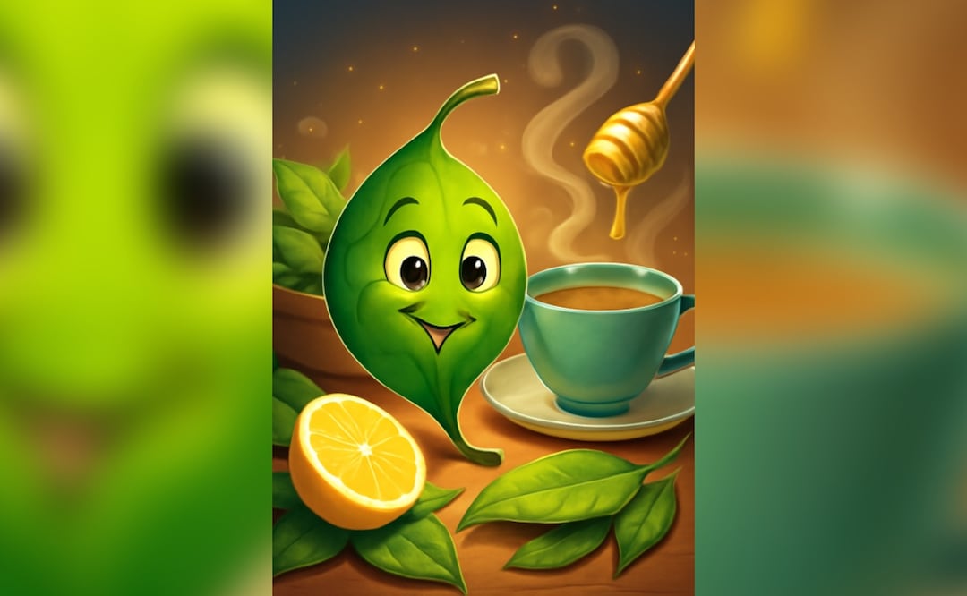 Té de hoja de limón (Foto: Creada con IA)