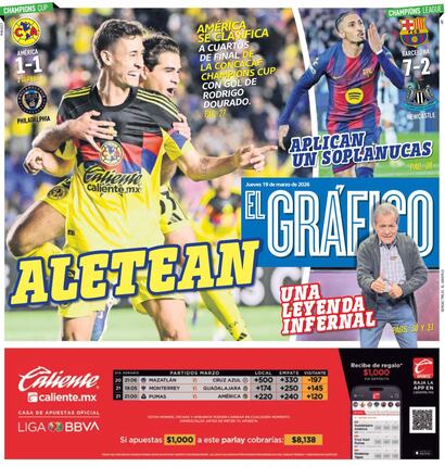 Portada El Gráfico | Jueves 19 de marzo de 2026