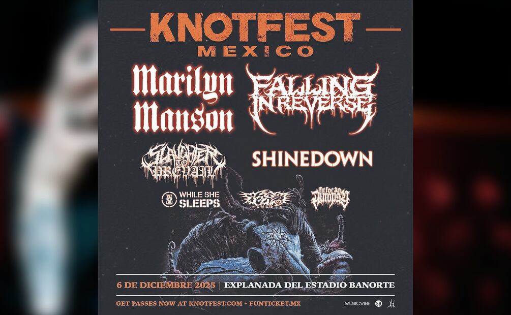 Knotfest 2025: Marilyn Manson y muchas más sorpresas