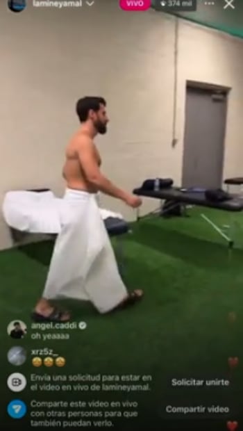 "¡Esto no se puede grabar!": El descuido de Lamine Yamal tras el título del FC Barcelona (Foto: Captura de video)