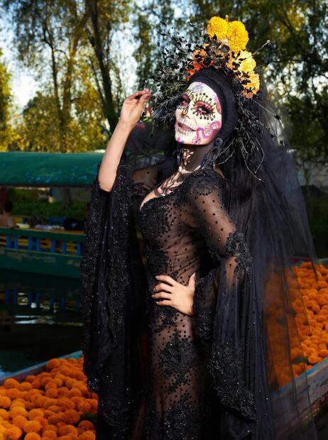 Maribel Guardia vestida de Catrina (Foto: Instagram)