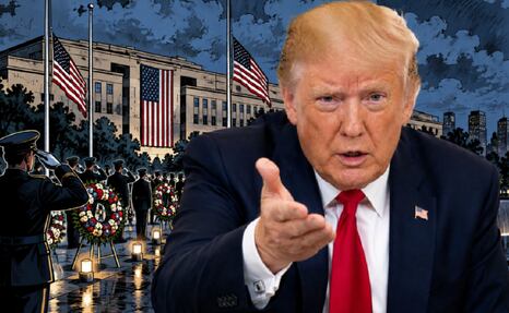 Donald Trump sorprende al ausentarse del homenaje del 9/11 en Nueva York