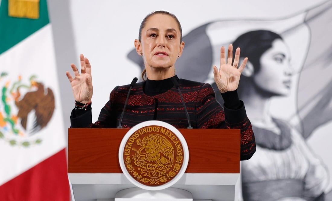 Claudia Sheinbaum en La Mañanera (Foto: Diego Simón)