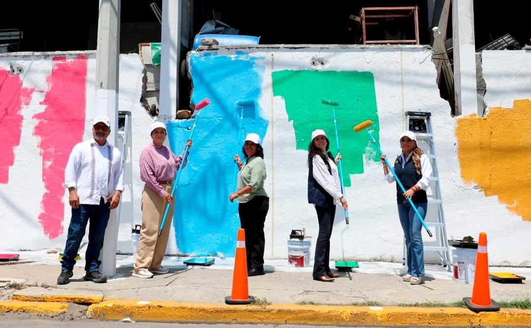 Secretaría del Bienestar: Acapulco se pinta de colores para los afectados por Otis