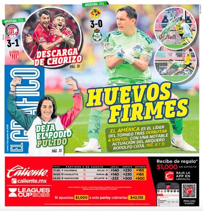 Portada El Gráfico | Lunes 3 de agosto de 2026