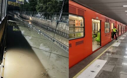 Metro CDMX: Línea A con estaciones cerradas por inundación en zona de vías