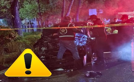 ¿El pavimento mojado provocó el choque en Coyoacán o fue el exceso de velocidad? Al menos un muerto