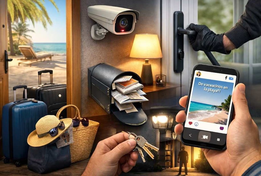 ¿Dejarás tu casa sola en Semana Santa? Evita robos durante las vacaciones con estas recomendaciones. Foto: (IA)