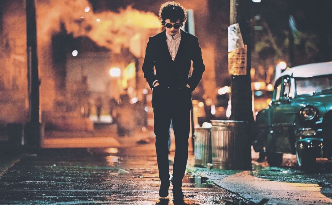 Timothée Chalamet como Bob Dylan en los primeros adelantos de la película