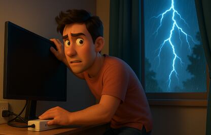 ¿Cómo proteger tus aparatos eléctricos durante una tormenta?