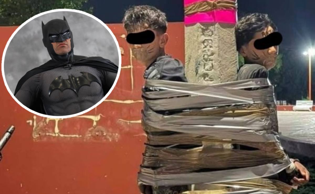 Gótica se mudó a Jalisco: “Batman” persigue y caza a ladrones en Lagos de Moreno