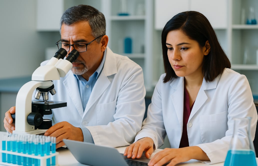 Científicos (Foto: Creada con IA)