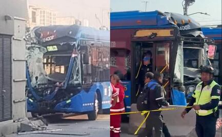 Fuerte choque de Trolebús en la estación La Covadonga en Chalco, deja al menos 20 lesionados