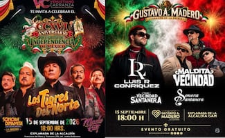 Los Tigres del Norte, La Maldita Vecindad y hasta Paty Cantú: así se pondrá el Grito en las alcaldías de CDMX