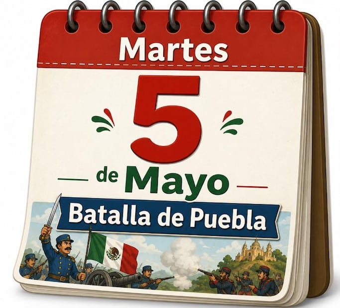¿Los bancos abren este martes 5 de mayo que se festeja la Batalla de Puebla en México?. Foto: (IA)