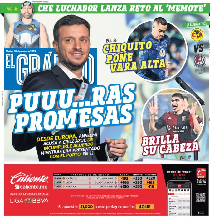 Portada El Gráfico | Martes 28 de enero 2025