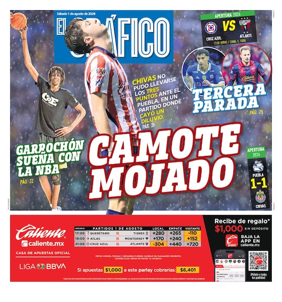 Portada El Gráfico | Sábado 1 de Agosto de 2026