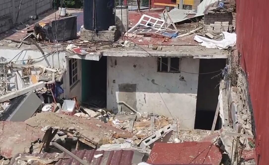 Explosión en Tultitlán (Foto: Luis Camacho)