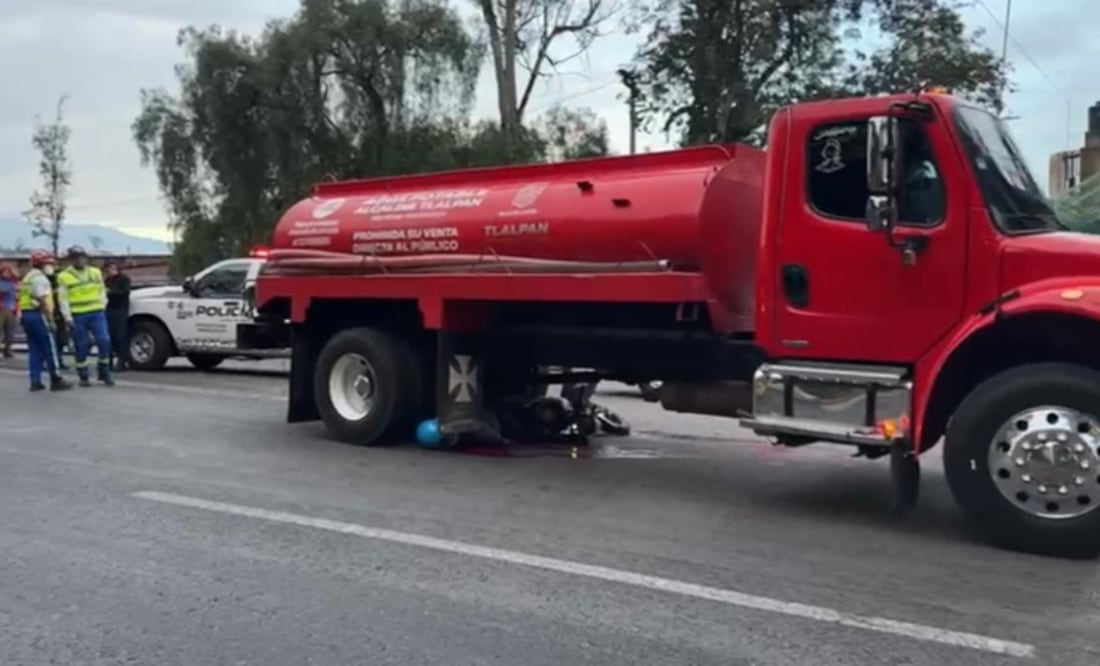 Pipa embiste a bikers (Foto: Especial)