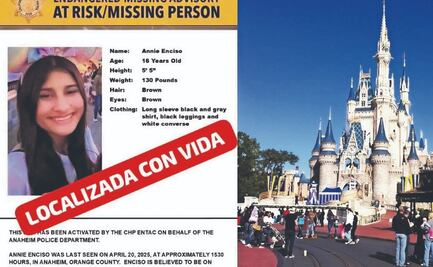 Annie apareció en Mexicali tras perderse en Disney California ¿Fue secuestrada? 