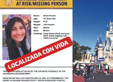 Annie apareció en Mexicali tras perderse en Disney California ¿Fue secuestrada?