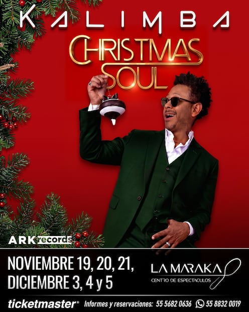 Kalimba en CDMX: ¿dónde y cuándo será su show navideño "Christmas Soul"?
Foto: Cortesía