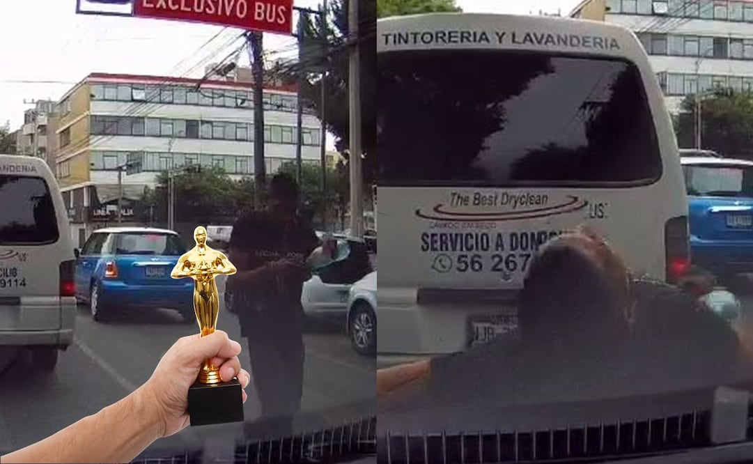 (VIDEO) Y el Oscar es para… el limpiaparabrisas de CDMX en “¡Me aventaste, p*3ndej*!”
