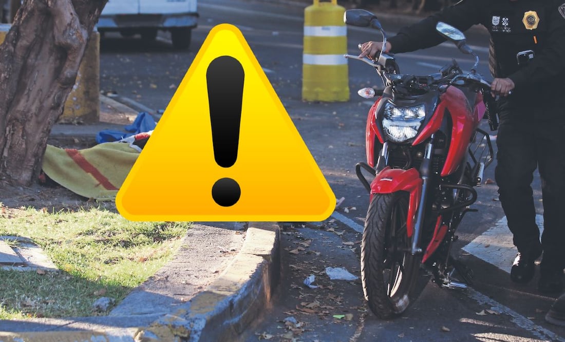Biker fallece al estrellarse con un árbol en Iztapalapa