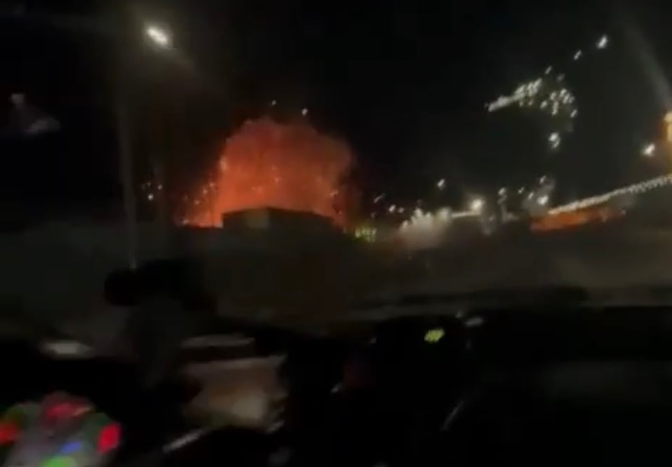 Captan explosión en Venezuela (Foto: X)