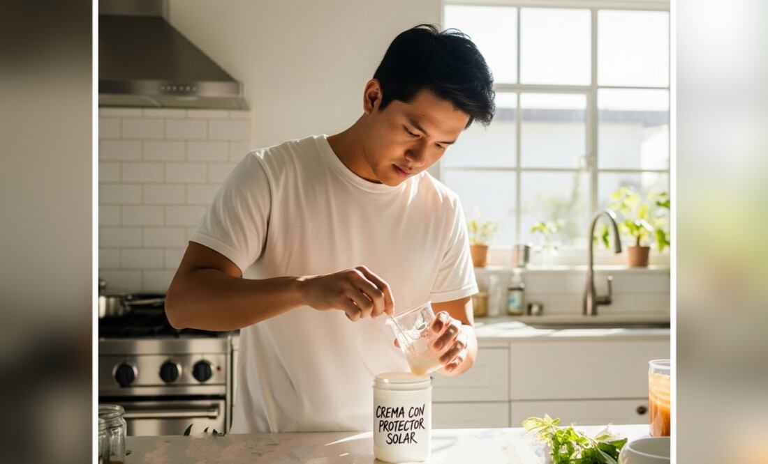 Imagen Ilustrativa: IA (PROFECO: ¿Cómo crear CREMA CON PROTECCIÓN SOLAR casera?)