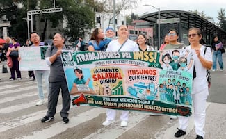 ¿A qué hora inicia la megamarcha de trabajadores del IMSS hoy, martes 13 de octubre, en CDMX?