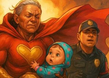 Fotos: Artista Urbano realiza mural en honor a Alicia Matías Teodoro, la 'abuelita heroína'