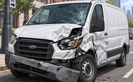 ¡Polvo guadalupano! Se registra un fuerte choque vehicular en Azcapotzalco, no hay victimas