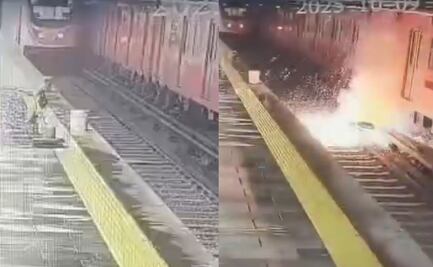 VIDEO: Captan a fantasma en el Metro CDMX que provoca un corto circuito