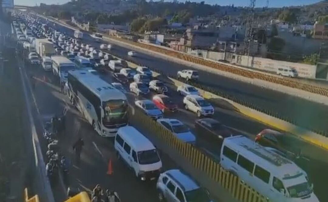 Ciclista pedalea al más allá tras ser atropellado este lunes, sobre la México-Puebla