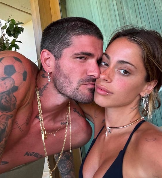 Rodrigo de Paul y Tini (Vía: Instagram)