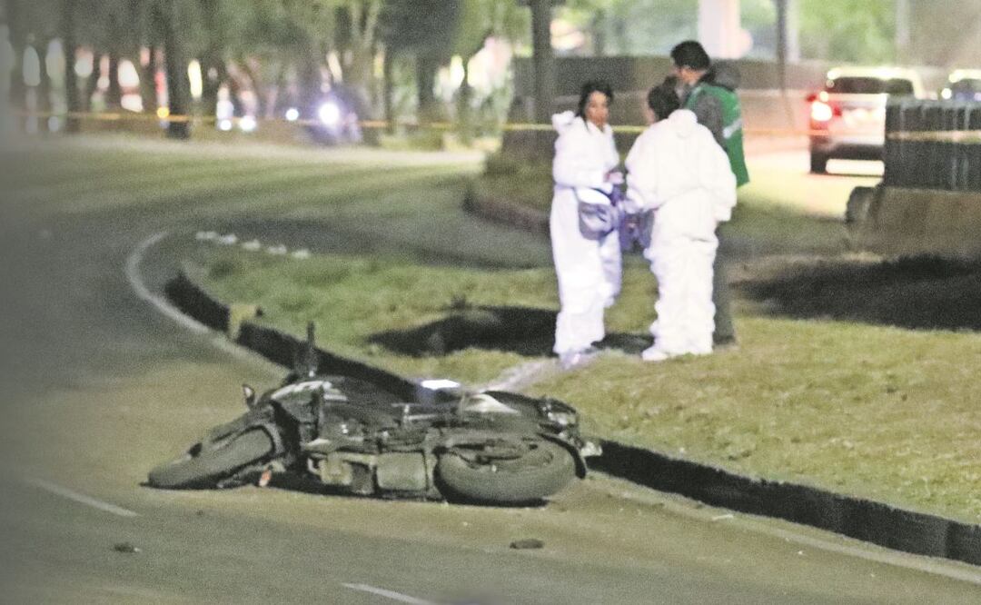 ¡Acelera al más allá! Motociclista muere al derrapar en la Miguel Hidalgo